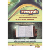 Islamitisch boek Roeqyah met open Koran en tekst in Nederlands en Arabisch